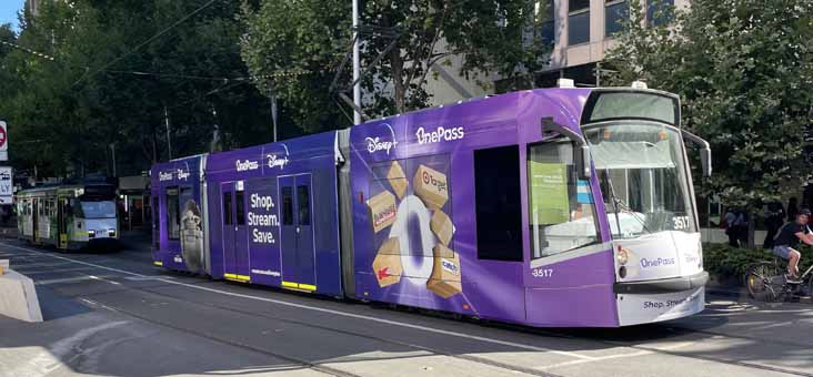 Yarra Trams Siemens Combino 3517 Disney